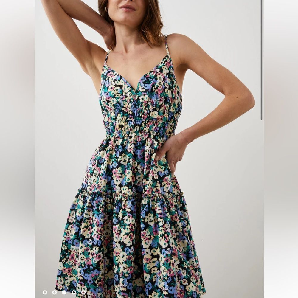 Rails Carmen Wildflower Meadow Floral Cotton Sundress Small NEW MSRP $228